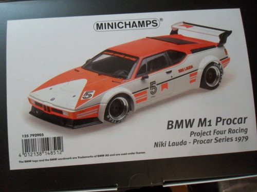 Minichamps bmw m1 - 1:12,
